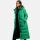 Navahoo Isalie Damen lange Winter Steppjacke Wintermantel B872 Smaragd Green Größe L - Gr. 40