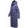 Navahoo Isalie Damen lange Winter Steppjacke Wintermantel B872 Blue Violet Größe XXL - Gr. 44