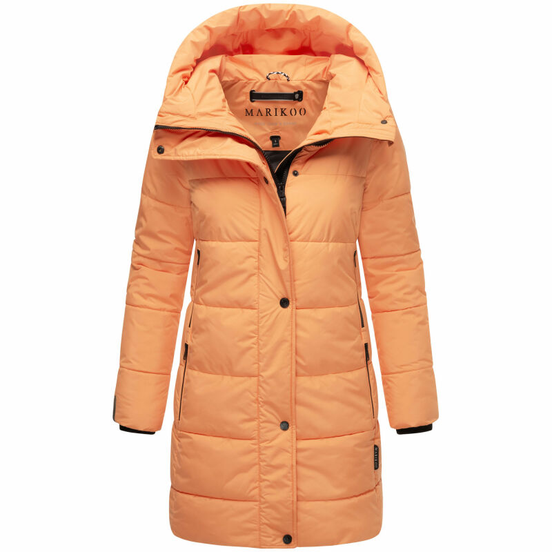 Marikoo Karumikoo Damen Winter Steppjacke B987 Apricot Sorbet Größe XS - Gr. 34