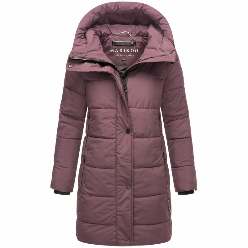 Marikoo Karumikoo Damen Winter Steppjacke B987 Dusty Plum Größe S - Gr. 36