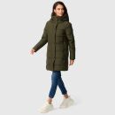 Marikoo Karumikoo Damen Winter Steppjacke B987 Dark Olive...