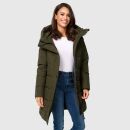 Marikoo Karumikoo Damen Winter Steppjacke B987 Dark Olive Größe XXXL - Gr. 46