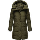 Marikoo Karumikoo Damen Winter Steppjacke B987 Dark Olive Größe XXXL - Gr. 46