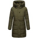 Marikoo Karumikoo Damen Winter Steppjacke B987 Dark Olive Größe XXXL - Gr. 46
