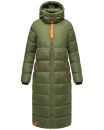 Navahoo Kristallblume Damen Winter Steppjacke B926 Pine Olive Größe L - Gr. 40