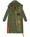 Navahoo Kristallblume Damen Winter Steppjacke B926 Pine Olive Größe L - Gr. 40