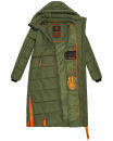 Navahoo Kristallblume Damen Winter Steppjacke B926 Pine Olive Größe XL - Gr. 42