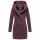 Marikoo Maikoo Damen Mantel mit Kapuze Trenchcoat Jacke B819 Dusty Plum Größe M - Gr. 38