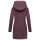 Marikoo Maikoo Damen Mantel mit Kapuze Trenchcoat Jacke B819 Dusty Plum Größe M - Gr. 38