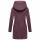 Marikoo Maikoo Damen Mantel mit Kapuze Trenchcoat Jacke B819 Dusty Plum Größe L - Gr. 40