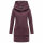 Marikoo Maikoo Damen Mantel mit Kapuze Trenchcoat Jacke B819 Dusty Plum Größe L - Gr. 40