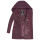 Marikoo Maikoo Damen Mantel mit Kapuze Trenchcoat Jacke B819 Dusty Plum Größe L - Gr. 40