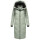 Marikoo Nadaree lange Damen Winter Steppjacke B979 Smokey Mint Größe XS - Gr. 34