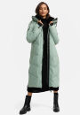 Marikoo Nadaree lange Damen Winter Steppjacke B979 Smokey...