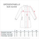 Marikoo Nadaree lange Damen Winter Steppjacke B979 Smokey Mint Größe L - Gr. 40