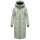 Marikoo Nadaree lange Damen Winter Steppjacke B979 Smokey Mint Größe L - Gr. 40