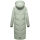 Marikoo Nadaree lange Damen Winter Steppjacke B979 Smokey Mint Größe L - Gr. 40