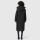 Marikoo Nadeshikoo Damen lange Winter Steppjacke B985 Schwarz Größe XXXL - Gr. 46