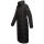 Marikoo Nadeshikoo Damen lange Winter Steppjacke B985 Schwarz Größe XXXL - Gr. 46