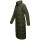 Marikoo Nadeshikoo Damen lange Winter Steppjacke B985 Dark Olive Größe XXXXL - Gr. 48