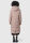 Marikoo Nadeshikoo Damen lange Winter Steppjacke B985 Taupe Grey Größe XXXXL - Gr. 48