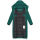 Marikoo Nadeshikoo Damen lange Winter Steppjacke B985 Evergreen Größe M - Gr. 38