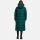 Marikoo Nadeshikoo Damen lange Winter Steppjacke B985 Evergreen Größe L - Gr. 40