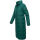 Marikoo Nadeshikoo Damen lange Winter Steppjacke B985 Evergreen Größe L - Gr. 40