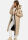 Marikoo Nadeshikoo Damen lange Winter Steppjacke B985 Beige Größe L - Gr. 40