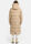 Marikoo Nadeshikoo Damen lange Winter Steppjacke B985 Beige Größe L - Gr. 40