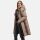 Marikoo Natsukoo Damen Winter Steppjacke lang B978 Taupe Grey Größe S - Gr. 36