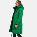 Marikoo Natsukoo Damen Winter Steppjacke lang B978 Smaragd Green Größe XS - Gr. 34