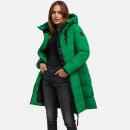 Marikoo Natsukoo Damen Winter Steppjacke lang B978 Smaragd Green Größe XS - Gr. 34