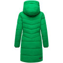 Marikoo Natsukoo Damen Winter Steppjacke lang B978 Smaragd Green Größe XS - Gr. 34