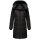 Marikoo Natsukoo Damen Winter Steppjacke lang B978 Schwarz Größe XXXL - Gr. 46