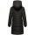 Marikoo Natsukoo Damen Winter Steppjacke lang B978 Schwarz Größe XXXL - Gr. 46