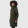 Marikoo Natsukoo Damen Winter Steppjacke lang B978 Dark Olive Größe XXXL - Gr. 46