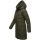 Marikoo Natsukoo Damen Winter Steppjacke lang B978 Dark Olive Größe XXXL - Gr. 46