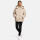 Marikoo Nekoo warm gefütterte Damen Winter Jacke mit Kunstfell B658 Taupe Größe XXXL - Gr. 46