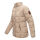 Marikoo Nekoo warm gefütterte Damen Winter Jacke mit Kunstfell B658 Light Taupe Größe M - Gr. 38