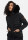 Navahoo Paula Damen Winter Jacke Mantel Parka warm gefütterte Winterjacke B383 Schwarz schwarzes Fell Größe XXXXXL - Gr. 50