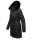 Navahoo Paula Damen Winter Jacke Mantel Parka warm gefütterte Winterjacke B383 Schwarz schwarzes Fell Größe XXXXXL - Gr. 50