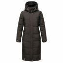 Marikoo Reliziaa Damen Winter Parka lang Schwarz Größe XXXL - Gr. 46