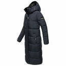 Marikoo Reliziaa Damen Winter Parka lang Navy Größe XXXL - Gr. 46