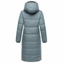 Marikoo Reliziaa Damen Winter Parka lang Dusty Blue Größe S - Gr. 36