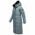 Marikoo Reliziaa Damen Winter Parka lang Dusty Blue Größe S - Gr. 36