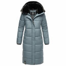 Marikoo Reliziaa Damen Winter Parka lang Dusty Blue...