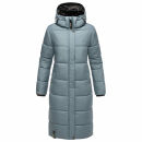 Marikoo Reliziaa Damen Winter Parka lang Dusty Blue Größe M - Gr. 38