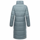 Marikoo Reliziaa Damen Winter Parka lang Dusty Blue Größe M - Gr. 38
