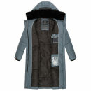 Marikoo Reliziaa Damen Winter Parka lang Dusty Blue Größe M - Gr. 38